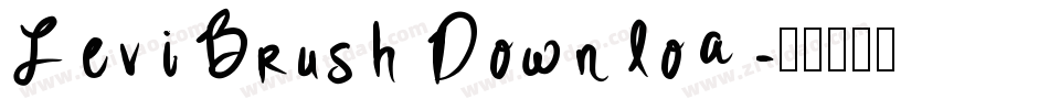 Levi Brush Downloa字体转换